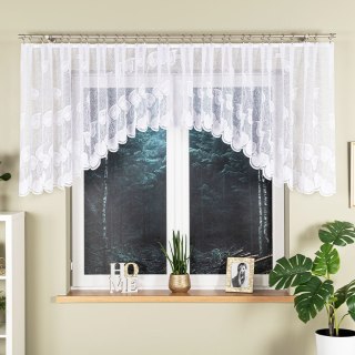 Firanka gotowa żakardowa NORA 100x400 cm kolor biały