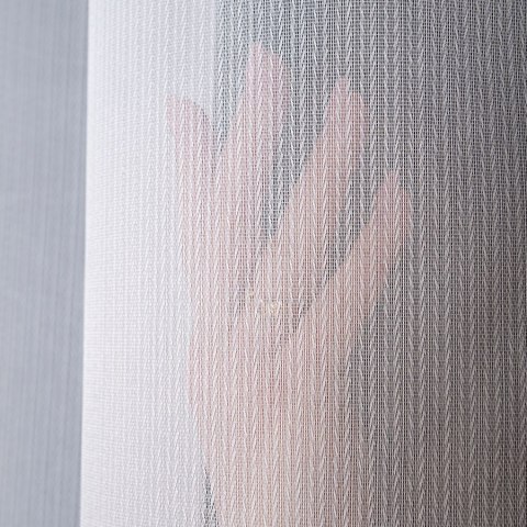 Firanka fantazyjna z ołowianką na metry 596085 wysokość 350 cm kolor biały