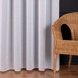 Firanka fantazyjna z ołowianką na metry 596074 wysokość 350 cm kolor biały