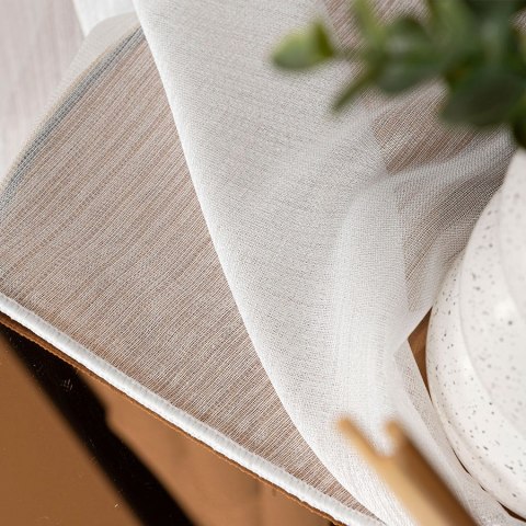 Firanka fantazyjna z ołowianką na metry 596074 wysokość 350 cm kolor ecru