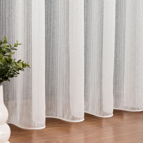 Firanka fantazyjna z ołowianką na metry 596074 wysokość 350 cm kolor ecru