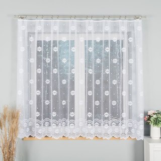 Firanka żakardowa na metry 779031 wysokość 160 cm kolor biały