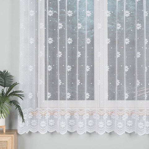 Firanka żakardowa na metry 779031 wysokość 170 cm kolor biały
