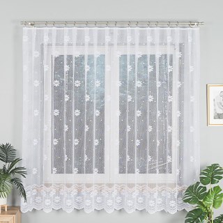 Firanka żakardowa na metry 779031 wysokość 170 cm kolor biały