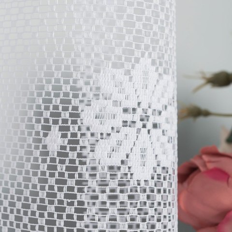 Firanka żakardowa na metry 779031 wysokość 170 cm kolor biały