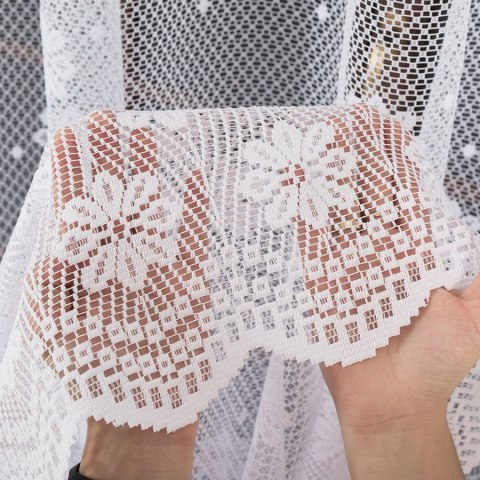 Firanka żakardowa na metry 779031 wysokość 170 cm kolor biały