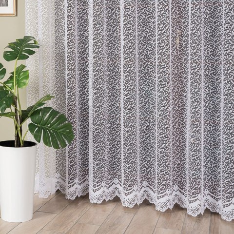Firanka żakardowa na metry 004542 wysokość 220 cm kolor biały