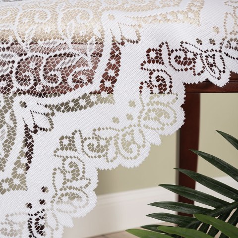 Firanka żakardowa na metry 004542 wysokość 220 cm kolor biały