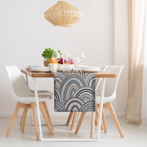 OBRUS MUMBO 40 X 180 CM NIEBIESKI