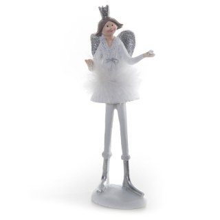 FIGURKA ŚWIATECZNA 109A 7 X 5 X 23 CM BIAŁY