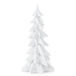 FIGURKA ŚWIATECZNA 99 11 X 11 X 22 CM BIAŁY
