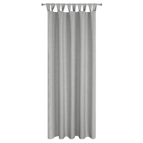 ZASŁONA GOTOWA GARDEN NA SZELKACH 155 X 200 CM SREBRNY