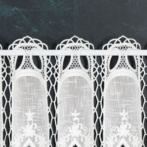 Zazdrostka z aplikacją, wysokość 75cm, kolor 012 kremowy 015590/000/012/000075/1