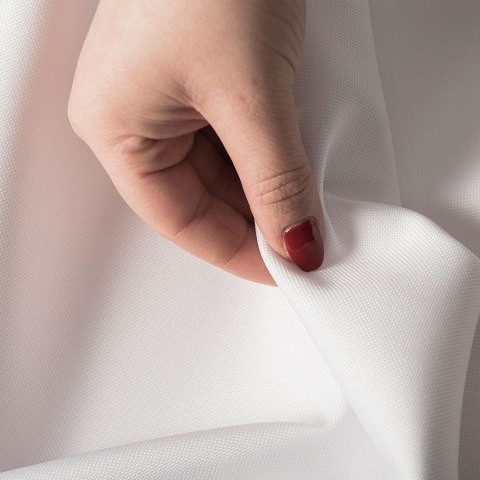 NINA WODOODPORNA Tkanina dekoracyjna, szerokość 330cm, kolor 001 biały D00000/NIW/001/000330/1