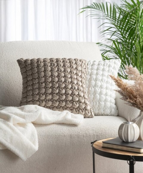 POSZEWKA VELVET 193 45 X 45 CM BEŻOWY