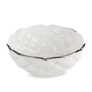 MISA DEKORACYJNA ADORE (02) 25 X 25 X 10 CM BIAŁY