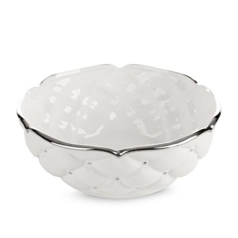 MISA DEKORACYJNA ADORE (02) 25 X 25 X 10 CM BIAŁY