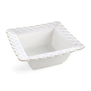 MISA DEKORACYJNA BELIA (01) 23 X 23 X 9 CM KREMOWY