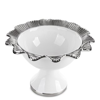 MISA DEKORACYJNA BETSY (01) 28 X 28 X 22 CM KREMOWY