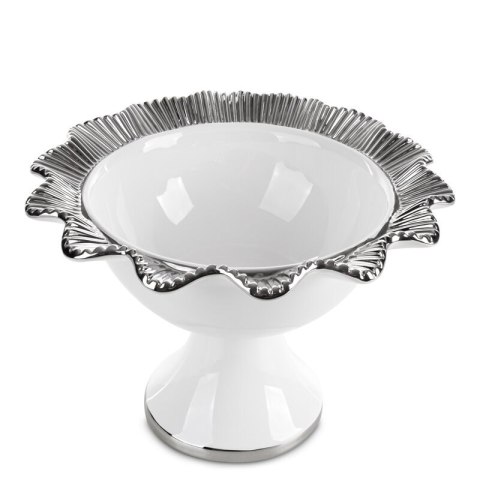 MISA DEKORACYJNA BETSY (01) 28 X 28 X 22 CM KREMOWY