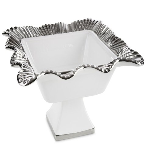 MISA DEKORACYJNA BETSY (02) 28 X 28 X 20 CM KREMOWY