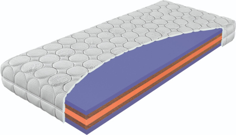 Materac piankowy LAVENDER MAXI 80x200 cm