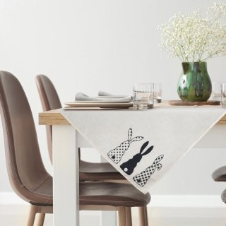 OBRUS WIOSNA 85 X 85 CM CZARNY