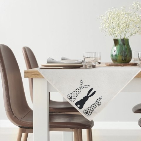 OBRUS WIOSNA 85 X 85 CM CZARNY