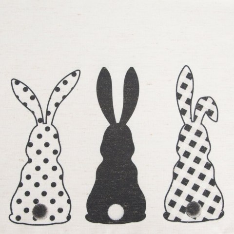 OBRUS WIOSNA 85 X 85 CM CZARNY