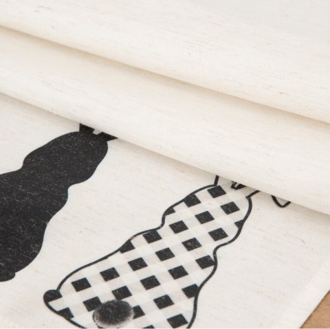 OBRUS WIOSNA 85 X 85 CM CZARNY