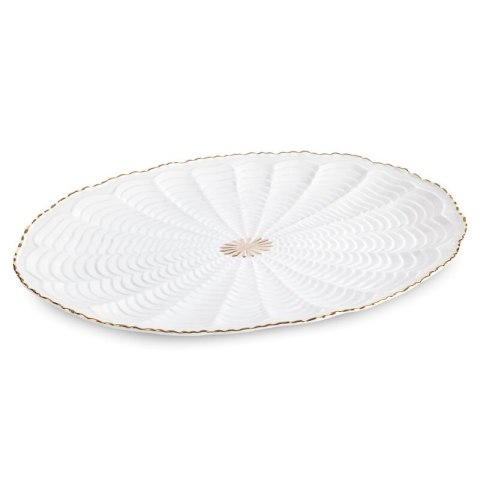 PATERA DEKORACYJNA GAIA (04) 41 X 28 X 3 CM KREMOWY