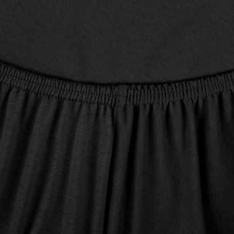 PRZEŚCIERADŁO JERSEY3 220 X 200 X 30 CM CZARNY