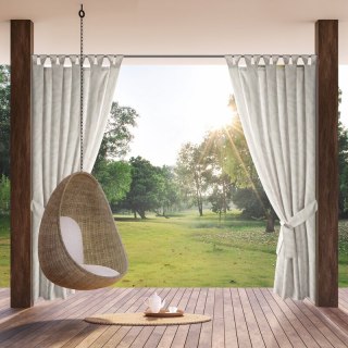 ZASŁONA GOTOWA GARDEN 3 NA SZELKACH 155 X 200 CM BIAŁY