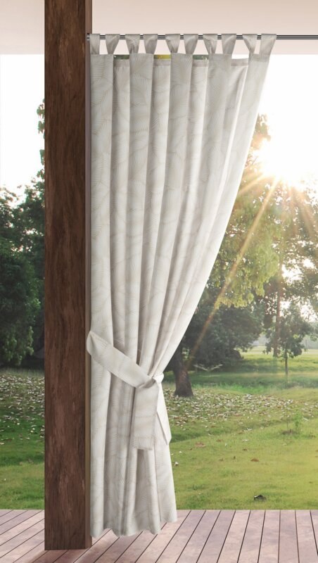 ZASŁONA GOTOWA GARDEN 3 NA SZELKACH 155 X 200 CM BIAŁY