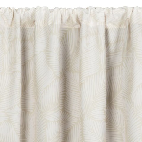 ZASŁONA GOTOWA GARDEN 3 NA TAŚMIE 155 X 200 CM BIAŁY