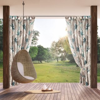 ZASŁONA GOTOWA GARDEN 8 NA SZELKACH 155 X 200 CM BEŻOWY