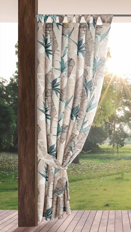 ZASŁONA GOTOWA GARDEN 8 NA SZELKACH 155 X 200 CM BEŻOWY