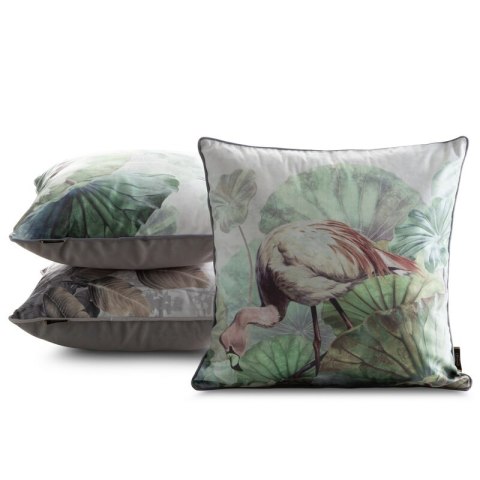 POSZEWKA VELVET 195 45 X 45 CM ZIELONY