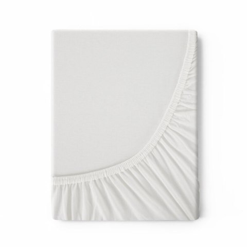 PRZEŚCIERADŁO JERSEY3 140 X 200 X 30 CM KREMOWY