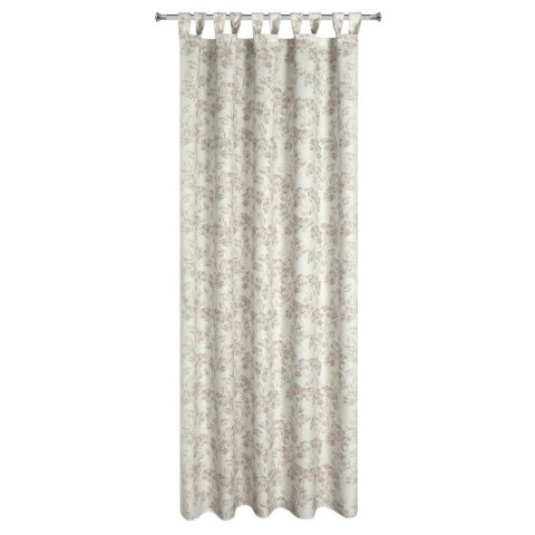 ZASŁONA GOTOWA GARDEN 12 NA SZELKACH 155 X 260 CM KREMOWY