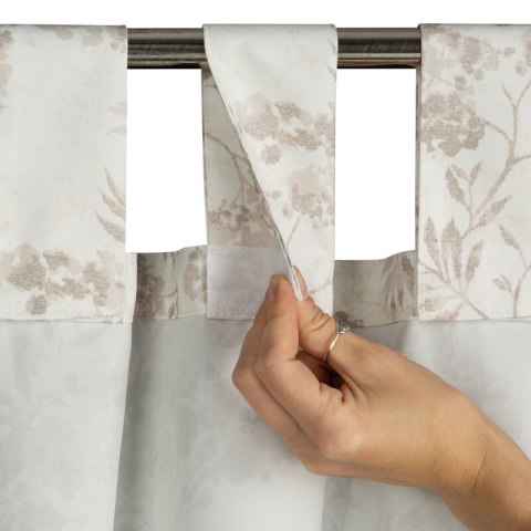 ZASŁONA GOTOWA GARDEN 12 NA SZELKACH 155 X 260 CM KREMOWY