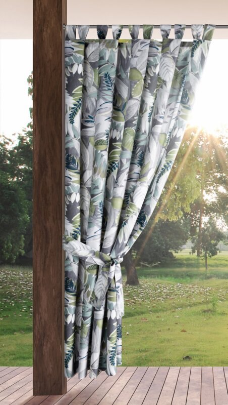 ZASŁONA GOTOWA GARDEN 20 NA SZELKACH 155 X 200 CM ZIELONY