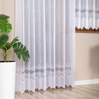 Firanka gotowa żakardowa MODESTA 200x250 cm kolor biały