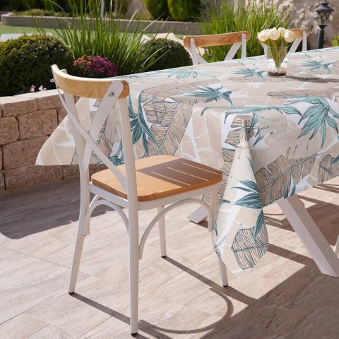 OBRUS GARDEN 140 X 220 CM BEŻOWY