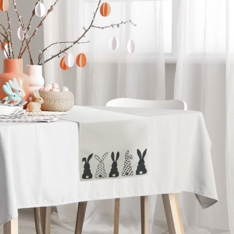 OBRUS WIOSNA 35 X 140 CM CZARNY