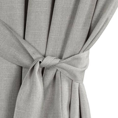 ZASŁONA GOTOWA GARDEN NA SZELKACH 155 X 200 CM SREBRNY