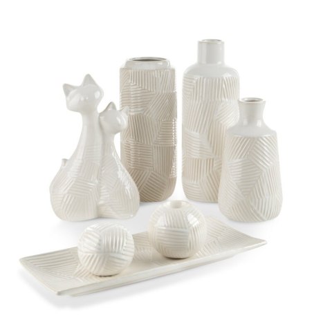 FIGURKA DEKORACYJNA ROMINA (01) 19 X 10 X 29 CM KREMOWY