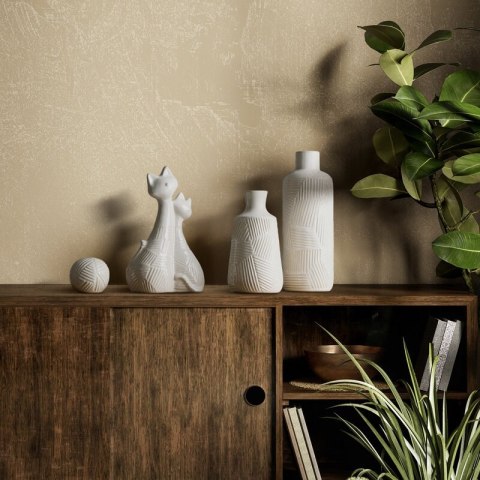 FIGURKA DEKORACYJNA ROMINA (01) 19 X 10 X 29 CM KREMOWY