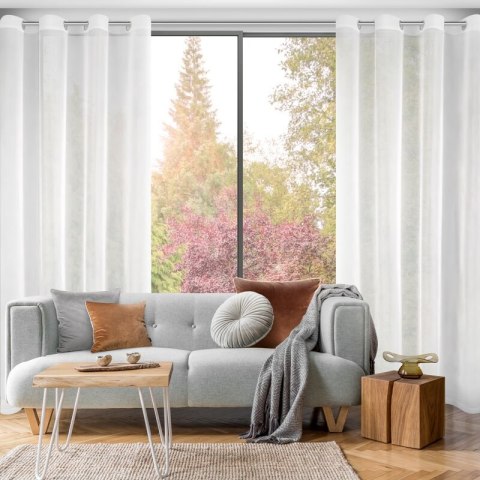 FIRANA GOTOWA LUCY 140X250 CM BIAŁY