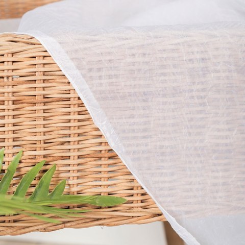 Firanka woal kreszowany, wysokość 270cm, kolor 001 biały 002301/333/001/000270/1